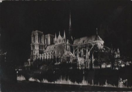 Frankreich - Paris - La Nuit - Notre Dame - 1964 Frankreich - Paris - La Nuit - Notre Dame - 1964