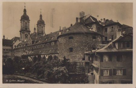 Schweiz - St. Gallen - Kloster - 1928 Schweiz - St. Gallen - Kloster - 1928