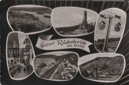 Rüdesheim - mit 6 Bildern - 1959 Rüdesheim - mit 6 Bildern - 1959