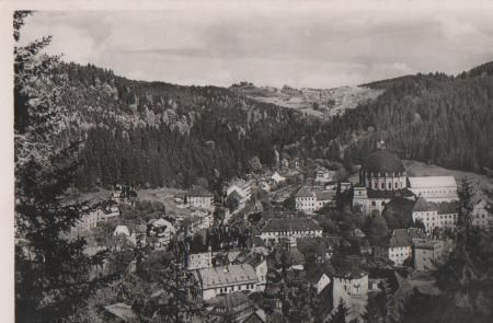 St. Blasien vom Weißenstein - ca. 1955 St. Blasien vom Weißenstein - ca. 1955
