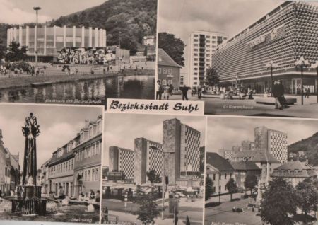 Suhl - u.a. C-Warenhaus - 1979 Suhl - u.a. C-Warenhaus - 1979