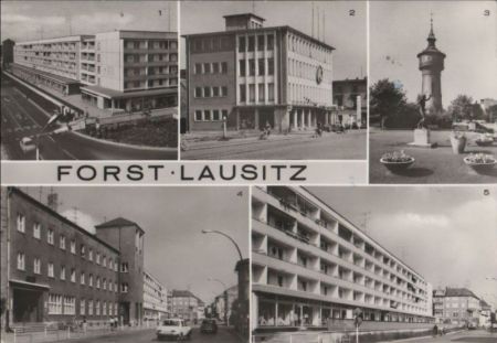 Forst - u.a. Berliner Straße - 1983 Forst - u.a. Berliner Straße - 1983