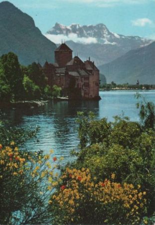 Schweiz - Montreux - Chateau de Chillon - 1965 Schweiz - Montreux - Chateau de Chillon - 1965