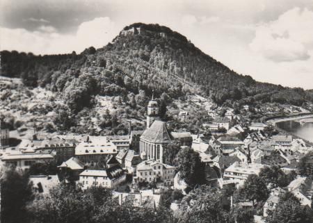 Stadt und Festung Königstein - ca. 1955 Stadt und Festung Königstein - ca. 1955