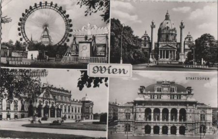 Österreich - Wien - u.a. Karlskirche - 1958 Österreich - Wien - u.a. Karlskirche - 1958