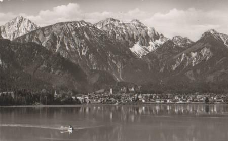 Füssen mit Forggensee - 1971 Füssen mit Forggensee - 1971