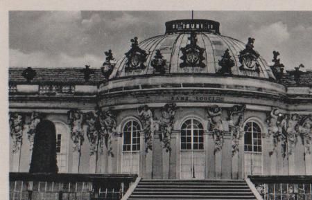 Potsdam - Schloss Sanssouci - ca. 1955 Potsdam - Schloss Sanssouci - ca. 1955