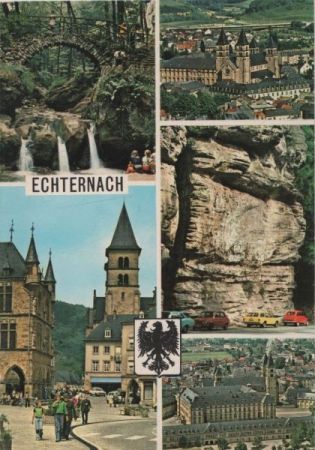 Luxemburg - Echternach - mit 5 Bildern - ca. 1975 Luxemburg - Echternach - mit 5 Bildern - ca. 1975