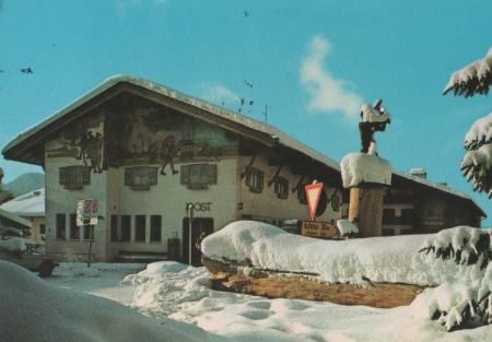 Reit im Winkl - Postamt am Dorfplatz - 1988 Reit im Winkl - Postamt am Dorfplatz - 1988