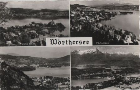 Österreich - Wörthersee - u.a. Velden - 1955 Österreich - Wörthersee - u.a. Velden - 1955