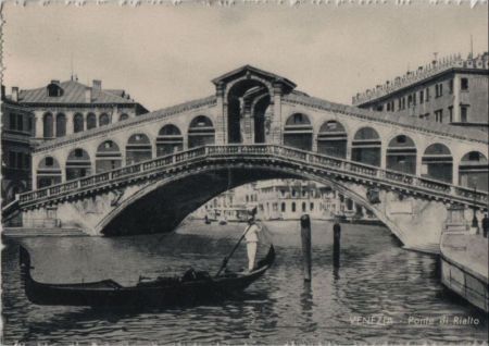 Italien - Venedig - Ponte di Rialto - ca. 1960 Italien - Venedig - Ponte di Rialto - ca. 1960