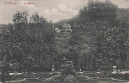 Freiburg - Stadtgarten - ca. 1910 Freiburg - Stadtgarten - ca. 1910