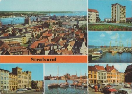 Stralsund - u.a. Teilansicht - 1982 Stralsund - u.a. Teilansicht - 1982