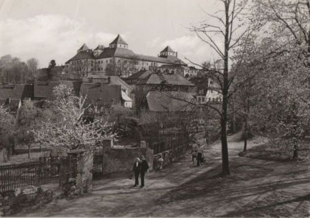 Augustusburg - Blick zur Burg - 1981 Augustusburg - Blick zur Burg - 1981