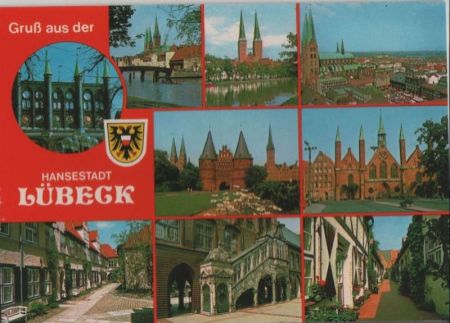 Lübeck - mit 8 Bildern - ca. 1985 Lübeck - mit 8 Bildern - ca. 1985