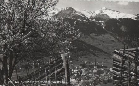 Österreich - Bad Hofgastein - mit Schauerkogel - 1966 Österreich - Bad Hofgastein - mit Schauerkogel - 1966