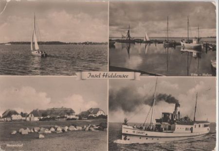 Hiddensee - mit 4 Bildern - ca. 1960 Hiddensee - mit 4 Bildern - ca. 1960