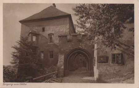 Elbogen - Eingang zum Schloss - 1938 Elbogen - Eingang zum Schloss - 1938