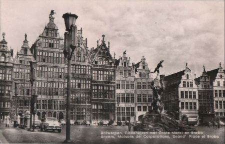 Belgien - Antwerpen - Gildehuizen - ca. 1960 Belgien - Antwerpen - Gildehuizen - ca. 1960