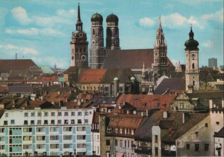 München - Türme der Stadt - ca. 1975 München - Türme der Stadt - ca. 1975