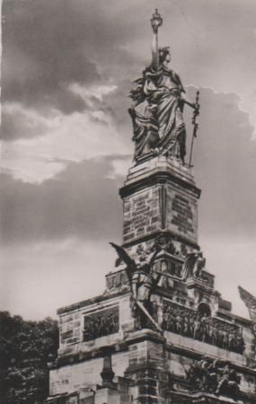 Rüdesheim - Nationaldenkmal auf dem Niederwald - 1955 Rüdesheim - Nationaldenkmal auf dem Niederwald - 1955