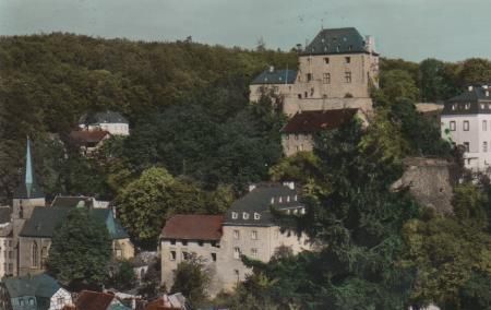 Blankenheim an der Ahr mit Burg - ca. 1965 Blankenheim an der Ahr mit Burg - ca. 1965