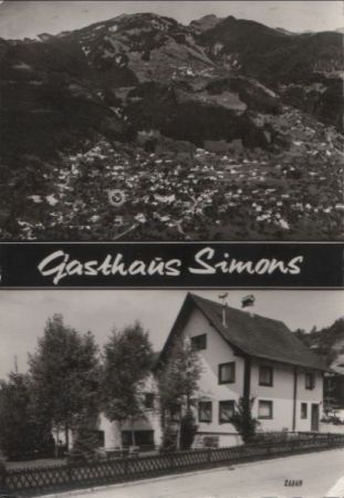 Österreich - Klaus - Gasthaus Simons - ca. 1960 Österreich - Klaus - Gasthaus Simons - ca. 1960