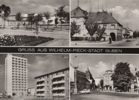 Guben - u.a. Wilhelm-Pieck-Straße - 1977 Guben - u.a. Wilhelm-Pieck-Straße - 1977