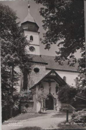Chiemgau (Landschaft) - Wallfahrtskirchlein Maria Eck - 1958 Chiemgau (Landschaft) - Wallfahrtskirchlein Maria Eck - 1958