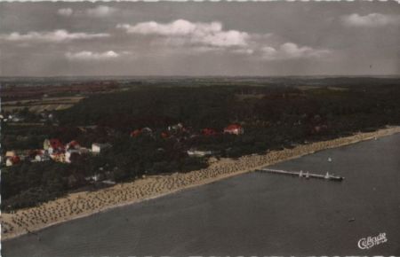 Timmendorfer Strand - Fliegeraufnahme - 1957 Timmendorfer Strand - Fliegeraufnahme - 1957