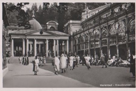 Marienbad - Kreuzbrunnen - ca. 1940 Marienbad - Kreuzbrunnen - ca. 1940