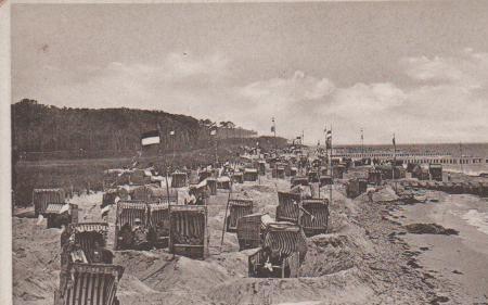 Graal-Müritz - Graal - Strand Westseite - ca. 1955 Graal-Müritz - Graal - Strand Westseite - ca. 1955