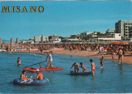 Italien - Misano Adriatico - La spiaggia - 1975 Italien - Misano Adriatico - La spiaggia - 1975