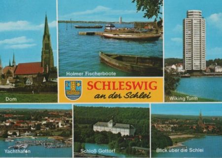 Schleswig - u.a. Blick über die Schlei - ca. 1985 Schleswig - u.a. Blick über die Schlei - ca. 1985