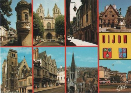 Frankreich - Dijon - mit 8 Bildern - ca. 1980 Frankreich - Dijon - mit 8 Bildern - ca. 1980