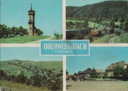 Oberweißbach - u.a. Fröbelturm - 1967 Oberweißbach - u.a. Fröbelturm - 1967