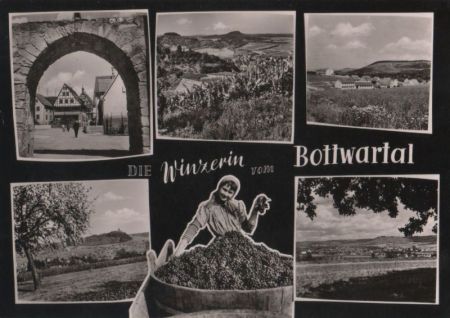 Bottwar - Winzerin vom Bottwartal - 1965 Bottwar - Winzerin vom Bottwartal - 1965