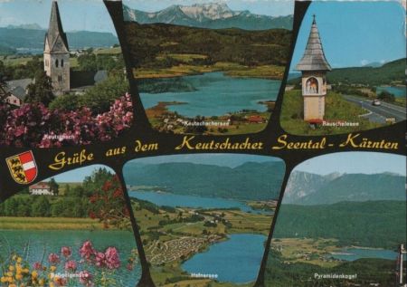 Österreich - Keutschach - mit Keutschacher Seental - 1971 Österreich - Keutschach - mit Keutschacher Seental - 1971