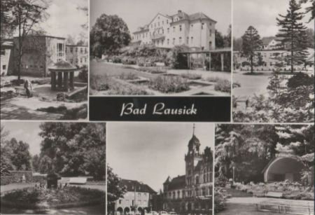 Bad Lausick - u.a. Vogelbrunnen - 1985 Bad Lausick - u.a. Vogelbrunnen - 1985