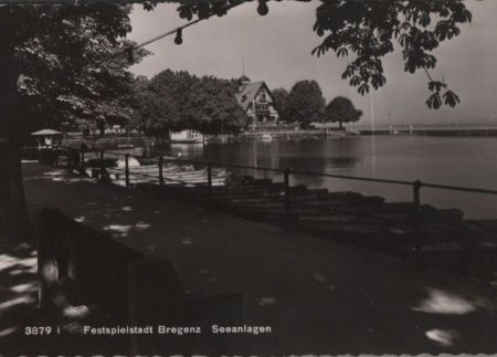 Österreich - Bregenz - Seeanlagen - 1958 Österreich - Bregenz - Seeanlagen - 1958