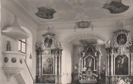 Walting - Gungolding - Katholische Pfarrkirche - ca. 1955 Walting - Gungolding - Katholische Pfarrkirche - ca. 1955