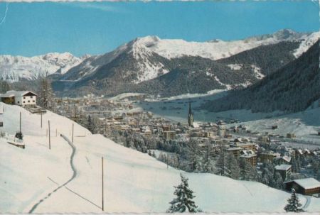 Davos - Schweiz - im Winter gegenSehorn Davos - Schweiz - im Winter gegenSehorn