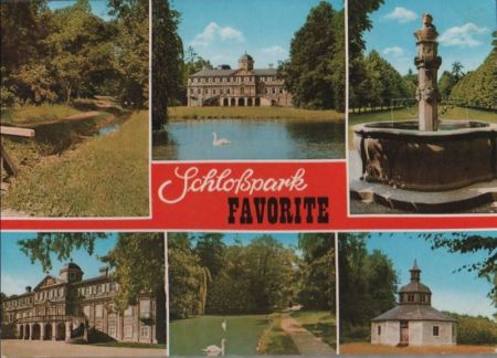 Rastatt-Niederbühl - Schloßpark Favorite - 1977 Rastatt-Niederbühl - Schloßpark Favorite - 1977