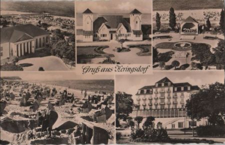 Heringsdorf - 5 Teilbilder - 1960 Heringsdorf - 5 Teilbilder - 1960