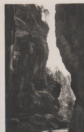 Garmisch-Partenkirchen - Partnachklamm - Ausgang - ca. 1935 Garmisch-Partenkirchen - Partnachklamm - Ausgang - ca. 1935