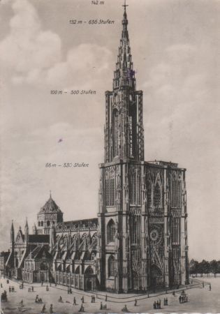 Deutschland (ehemalige Gebiete) - Straßburg - Münster - ca. 1940 Deutschland (ehemalige Gebiete) - Straßburg - Münster - ca. 1940
