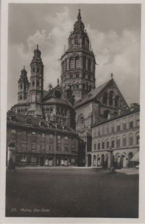 Mainz - Der Dom - ca. 1950 Mainz - Der Dom - ca. 1950