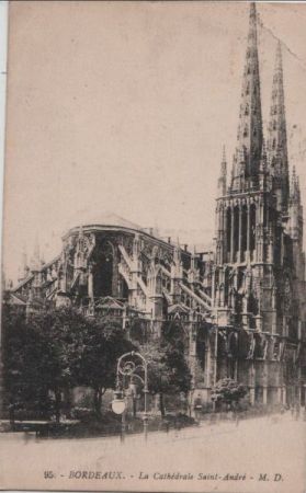 Frankreich - Bordeaux - La Cathedrale Saint-Andre - 1932 Frankreich - Bordeaux - La Cathedrale Saint-Andre - 1932
