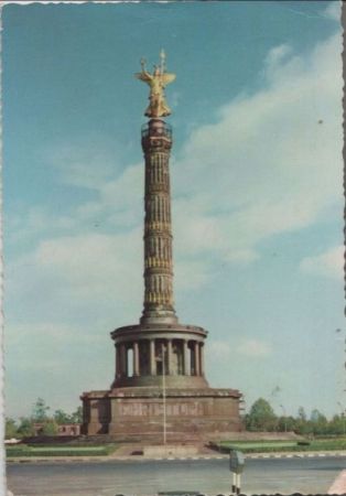 Berlin-Tiergarten, Siegessäule - 1958 Berlin-Tiergarten, Siegessäule - 1958