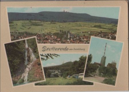 Brotterode - u.a. mit Großer Inselsberg - 1968 Brotterode - u.a. mit Großer Inselsberg - 1968